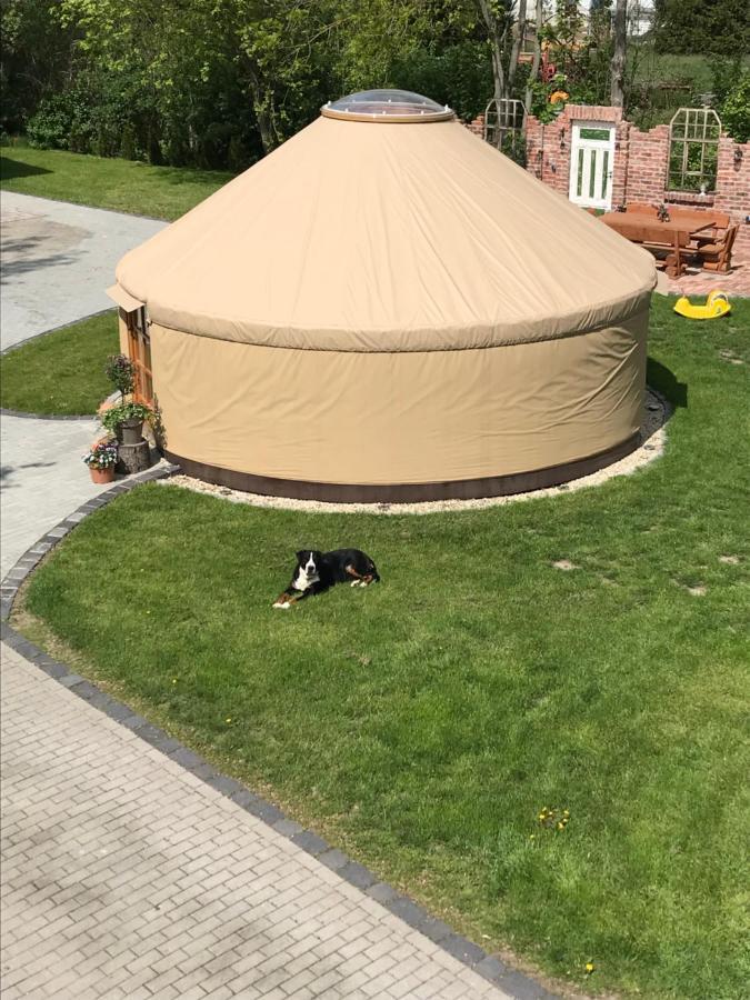 Moderne Jurte Herbsleben Hotel Kültér fotó